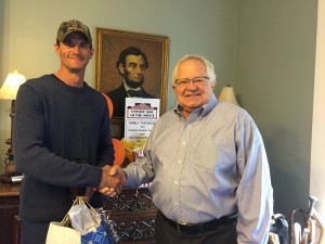 Tim Blair of Madison won the drawing on Friday evening.